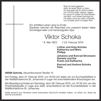 Anzeige von Viktor Schoka von OM-Medien