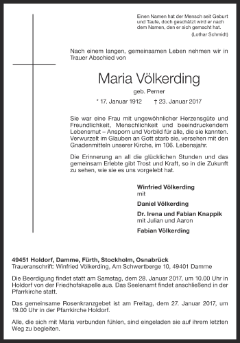 Anzeige von Maria Völkerding von OM-Medien