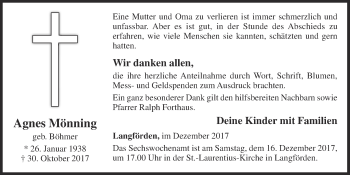 Anzeige von Agnes Mönning von OM-Medien