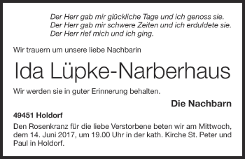 Anzeige von Ida Lüpke-Narberhaus von OM-Medien