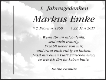 Anzeige von Markus Emke von OM-Medien