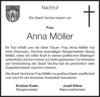 Anzeige von Anna Möller von OM-Medien