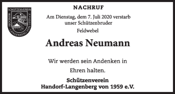 Anzeige von Andreas Neumann von OM-Medien