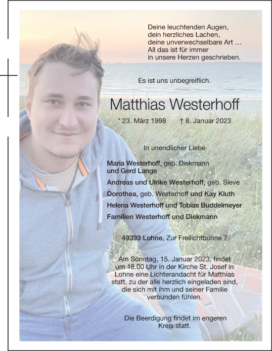 Anzeige von Matthias Westerhoff von OM-Medien