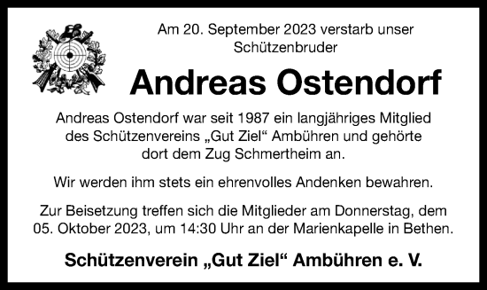 Anzeige von Andreas Ostendorf von OM-Medien