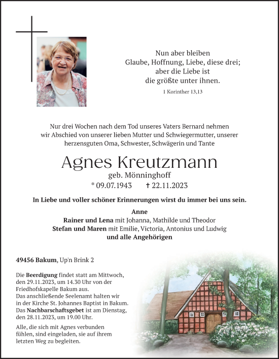 Anzeige von Agnes Kreutzmann von OM-Medien