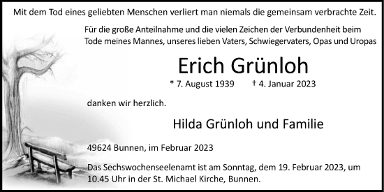 Anzeige von Erich Grünloh von OM-Medien