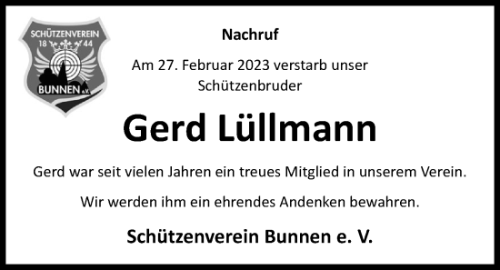 Anzeige von Gerd Lüllmann von OM-Medien