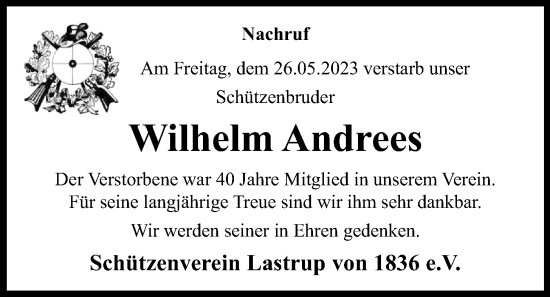 Anzeige von Wilhelm Andrees von OM-Medien