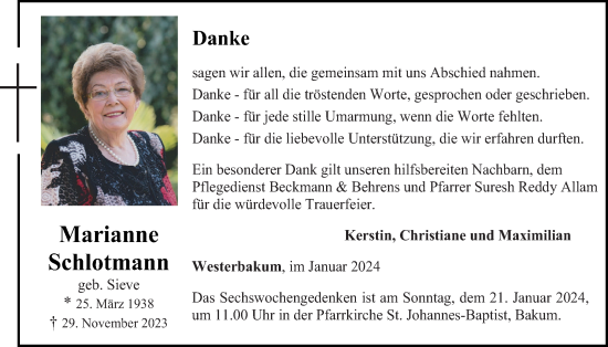 Anzeige von Marianne Schlotmann von OM-Medien