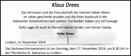 Anzeige von Klaus Drees von OM-Medien