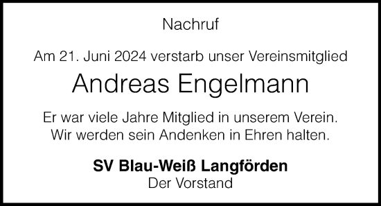 Anzeige von Andreas Engelmann von OM-Medien