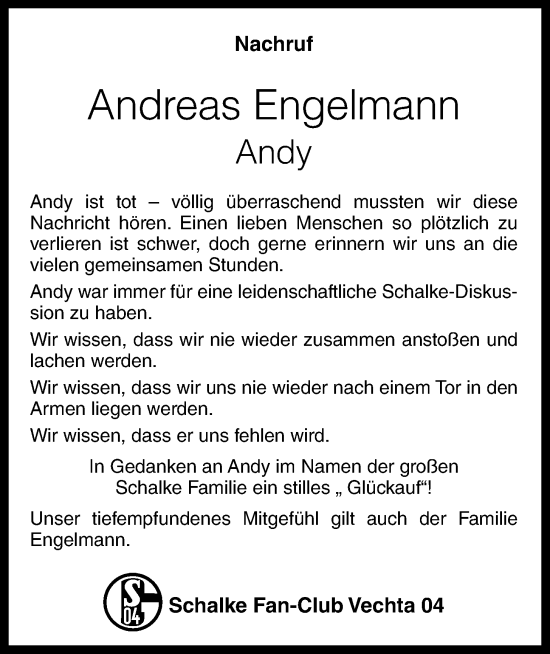 Anzeige von Andreas Engelmann von OM-Medien