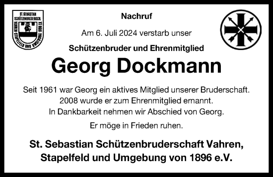 Anzeige von Georg Dockmann von OM-Medien