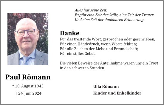 Anzeige von Paul Römann von OM-Medien