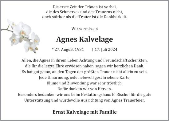 Anzeige von Agnes Kalvelage von OM-Medien