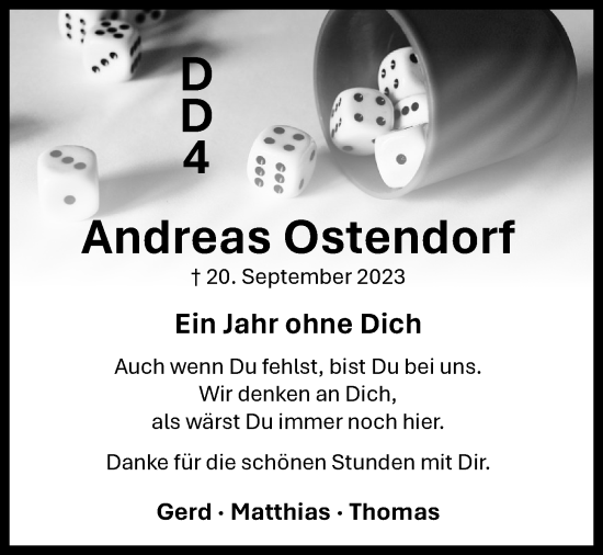 Anzeige von Andreas Ostendorf von OM-Medien